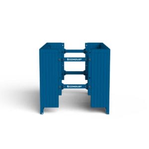 Manhole Box blue render white BG