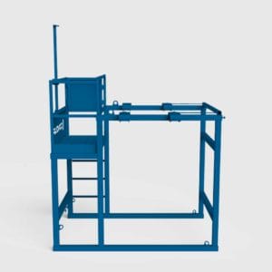 small skip washing platform