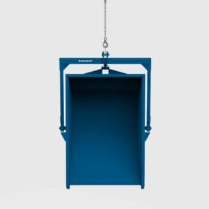 conquip boat skip lifted tipping front view