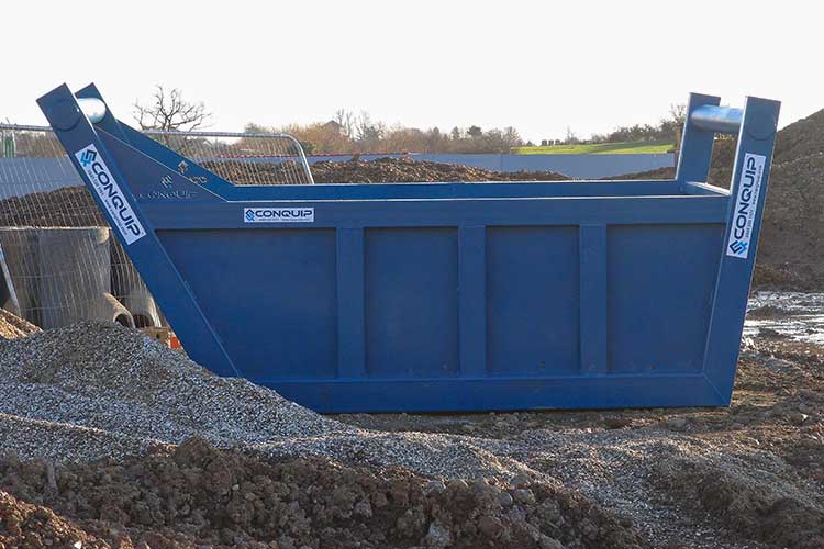 excavator drag skip stone saver