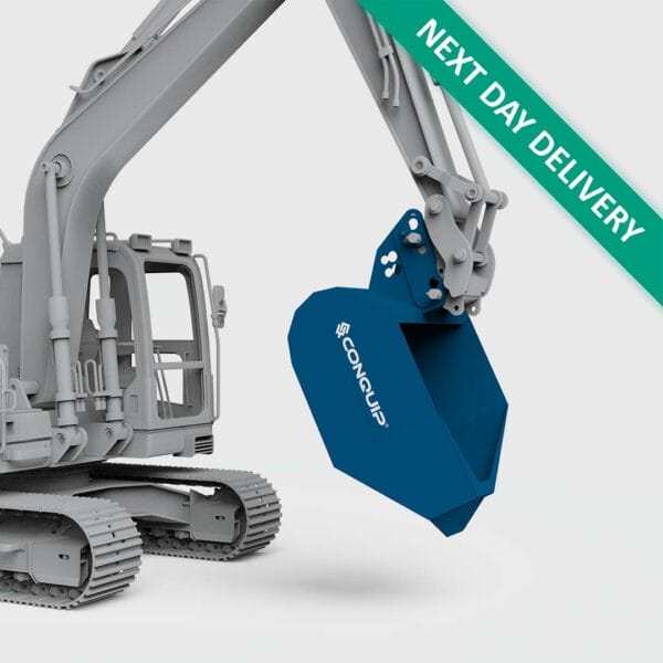 Excavator-Pouring-Bucket-On-Excavator - Next Day Delivery
