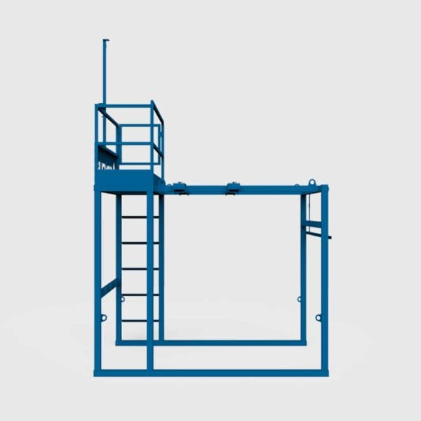 large skip washing platform