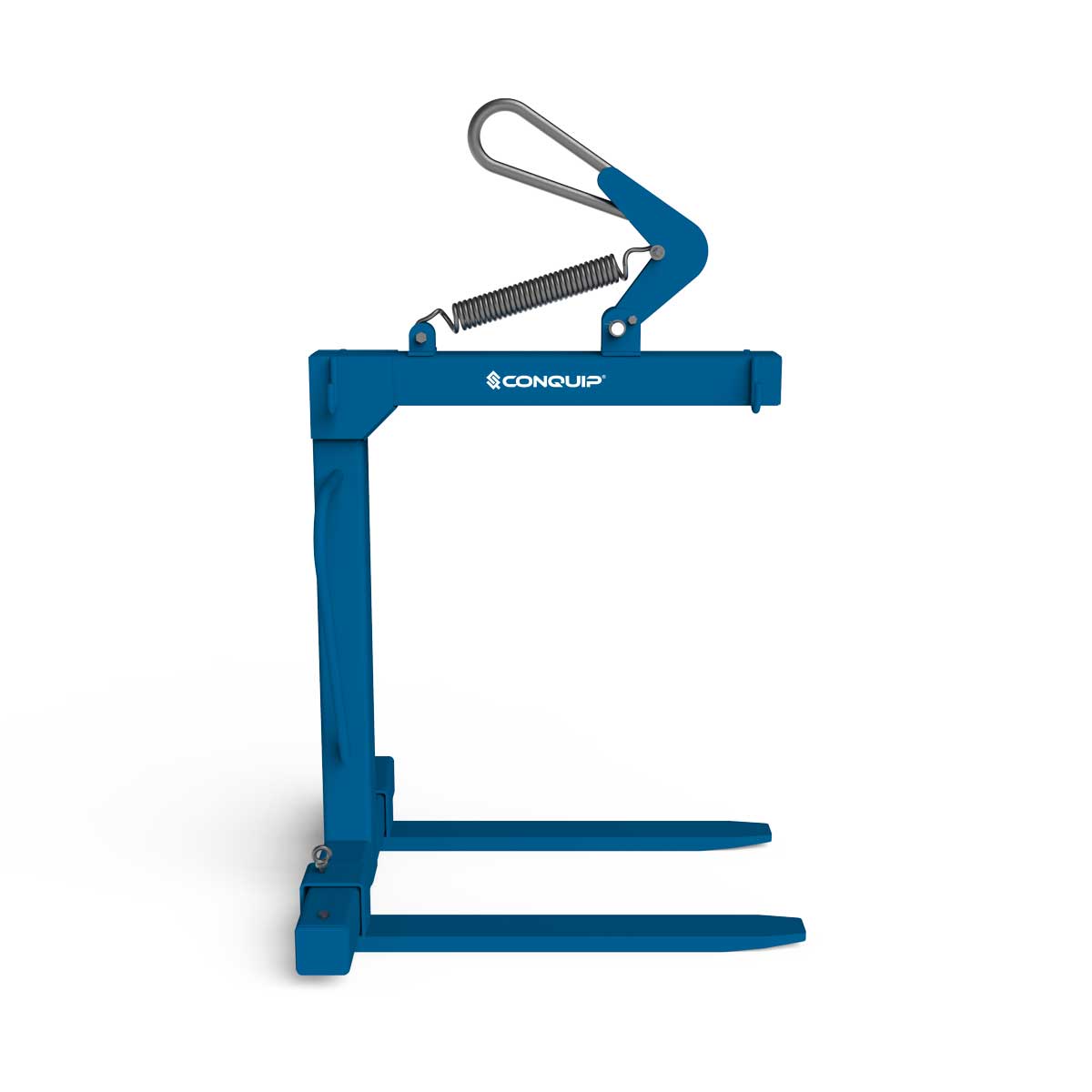 crane forks for lifting pallets and packs of bricks with a crane