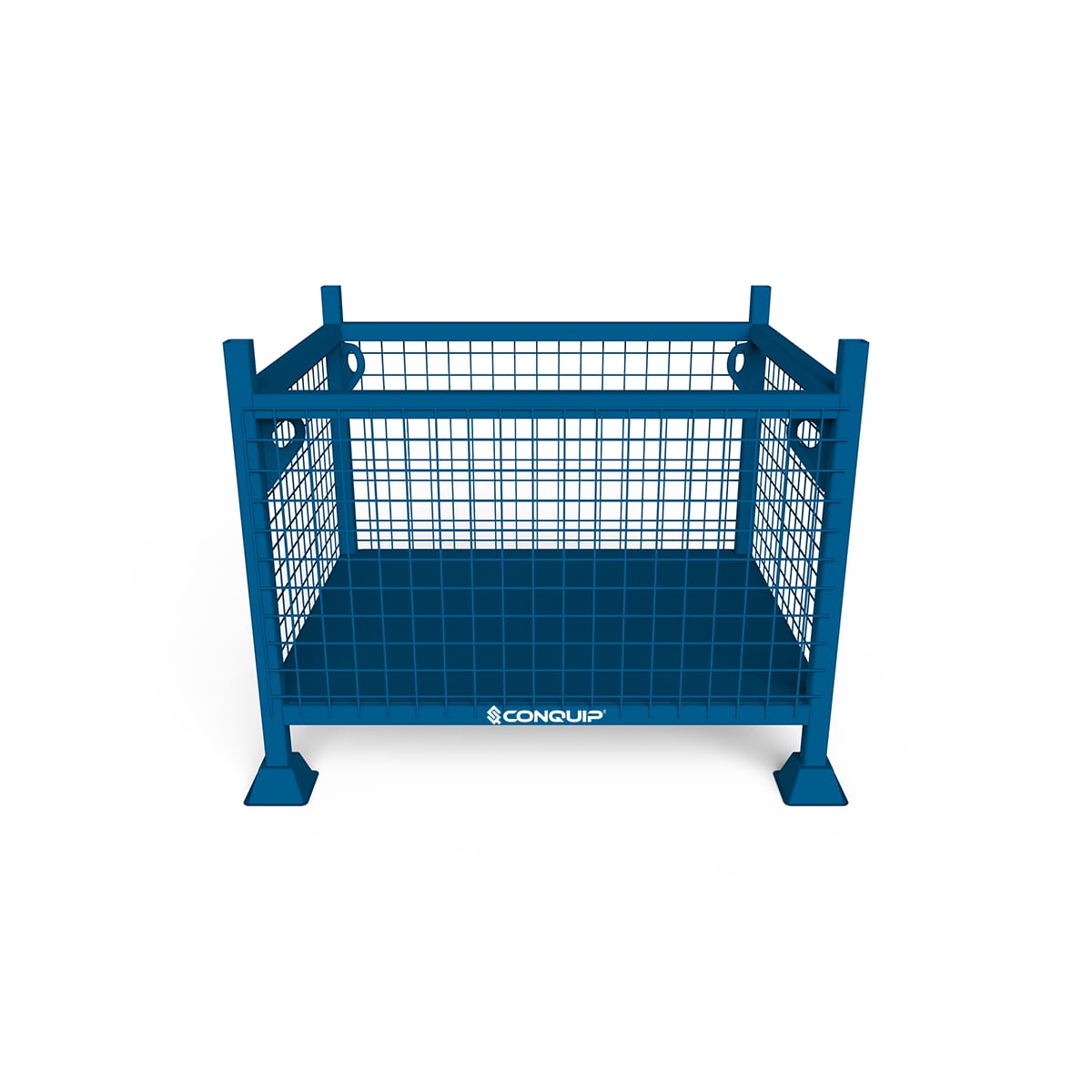 steal stillage with mesh sides for storage of materials