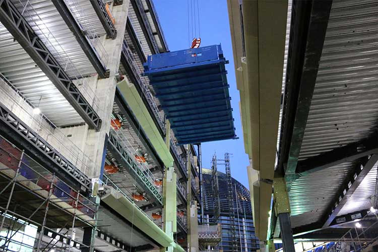 cantideck loading platform bloomberg building