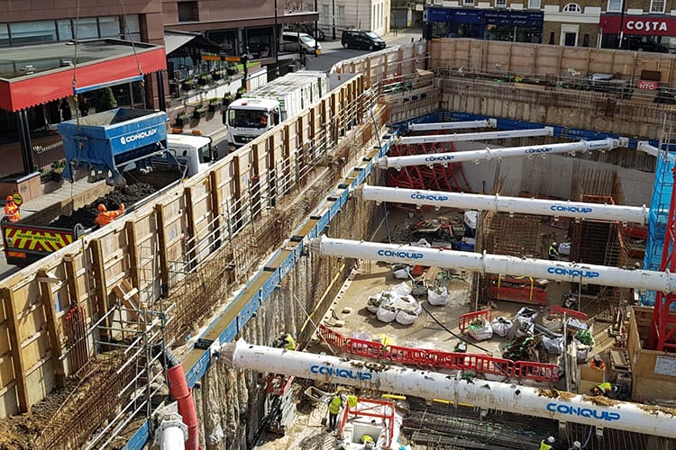 Bulk excavation at regent house
