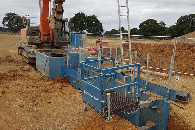 conquip trench shoring equipment