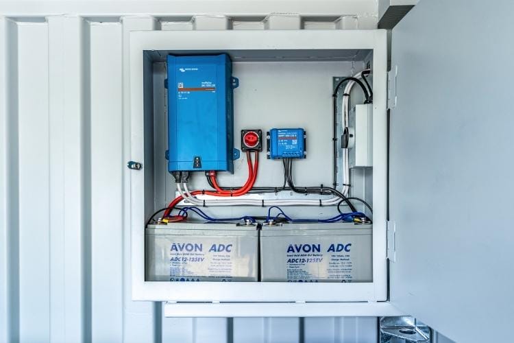 solar power inverter and battery storage