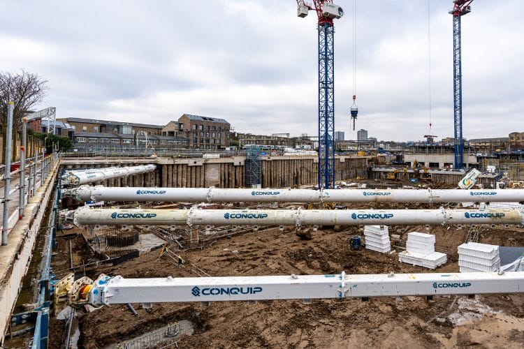 Camden Goods Yard Temporary Propping by Conquip