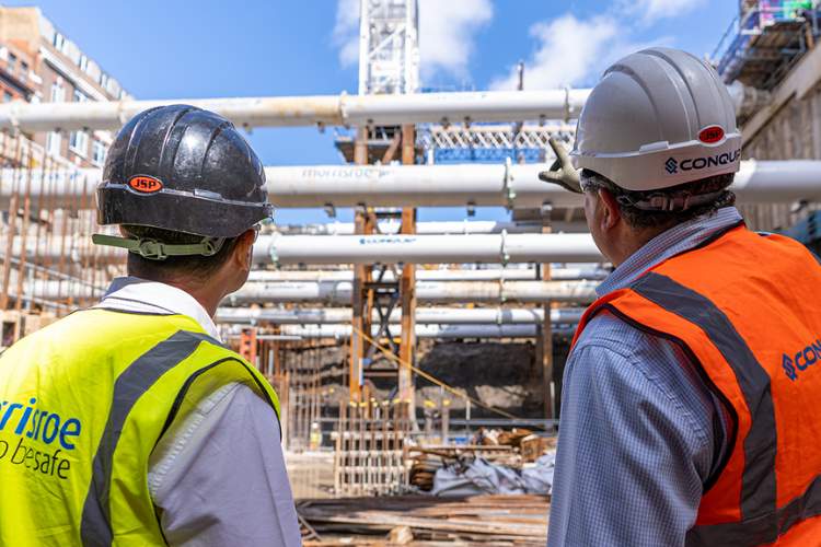 conquip engineering team supports site team