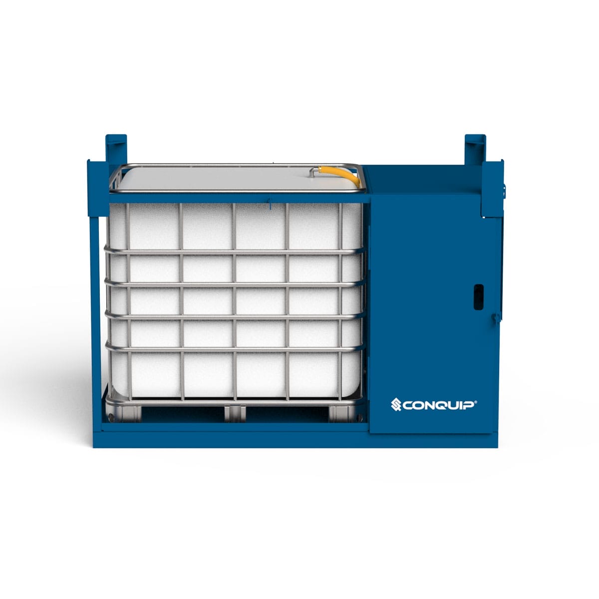 Conquip Dust Control Unit, hero image, blue render, white background
