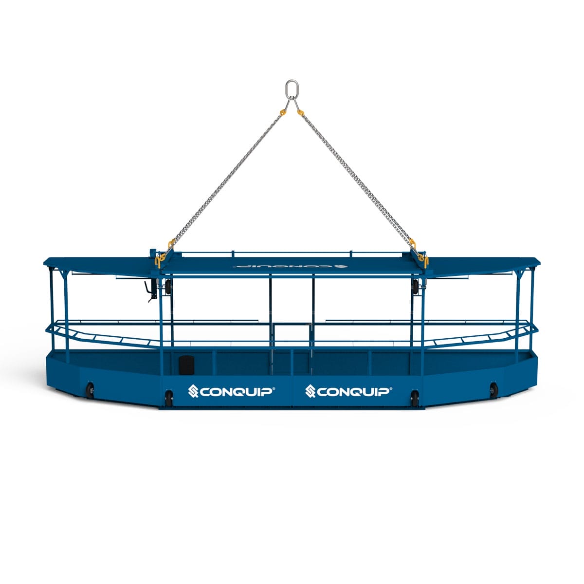 Shaft Access Platform, Hero Image, Blue render, white background
