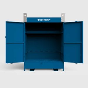 cranelift coshh drum store for safe storage of chemicals on site