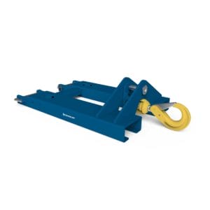 fork mounted hook forklift attachment