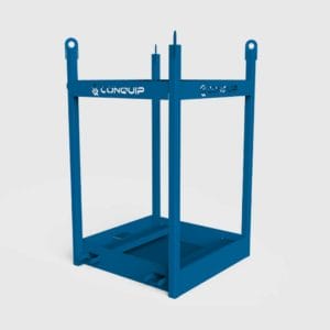 portable toilet lifting frame